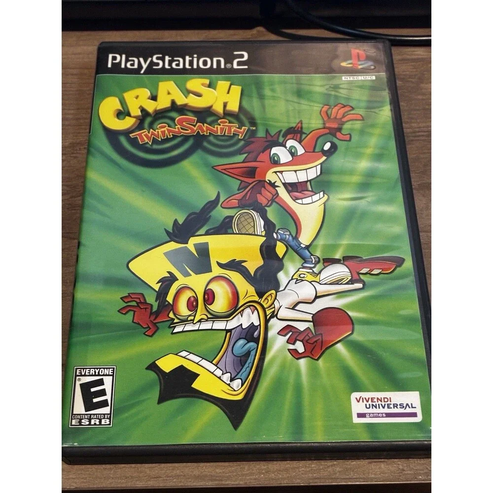 Crash Twinsanity - (PlayStation 2, 2004) PS2 Case & Game